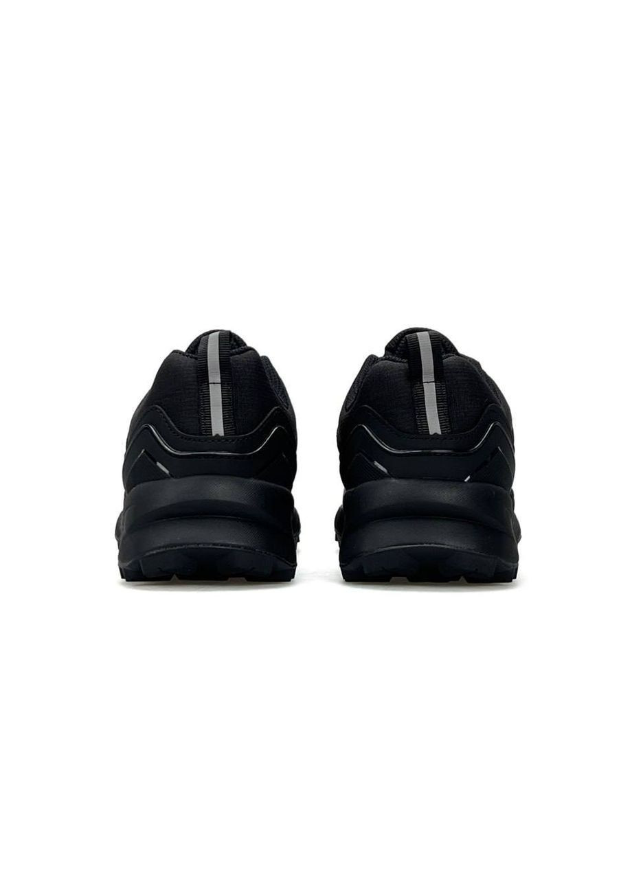 Черные демисезонные кроссовки мужские adidas No Brand Terrex Swift R3 All Black