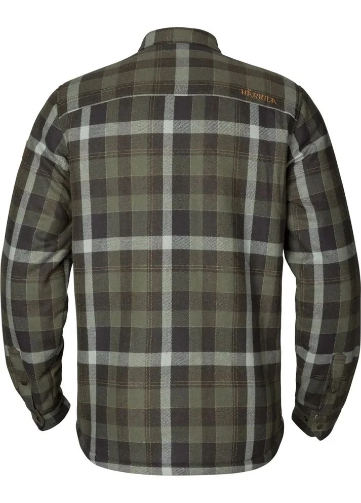 Комбинированная рубашка harkila asmund insulated willow green/phantom No Brand