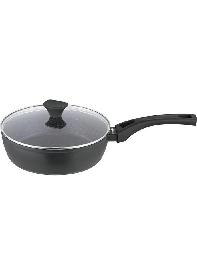 Сковорода глибока з кришкою Gemini Livorno AR1228A 28 см чорна Ardesto (319164037)