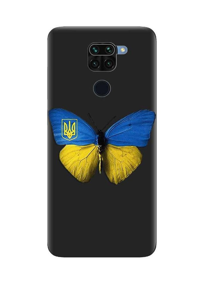 Матовый чехол на Xiaomi Redmi Note 9:: Бабочка Украина (принт 255) Creative (360686898)