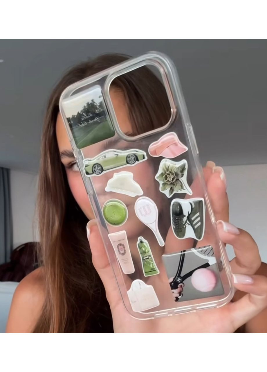 3D Объемные наклейки FRESH GREEN Набор 13шт Stiker Pack наклейки стикеры на телефон ноутбук смартфон iPhone Samsung Xiaomi Pixel Smart (369388089)