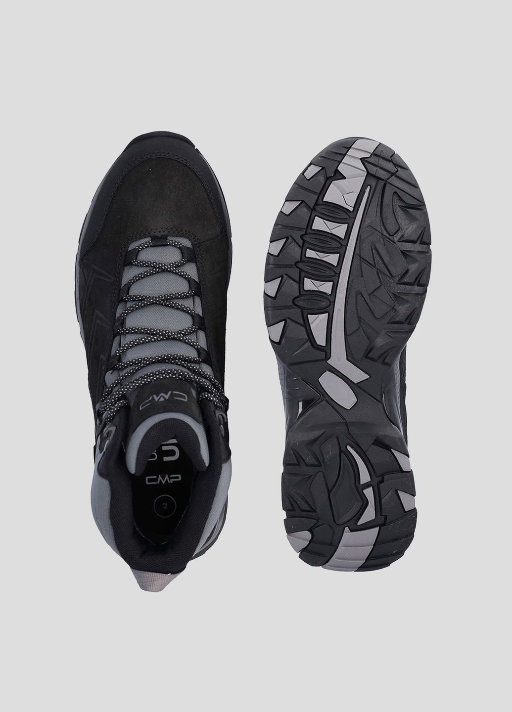 Черные всесезонные треккинговые ботинки melnick mid trekking shoes wp CMP