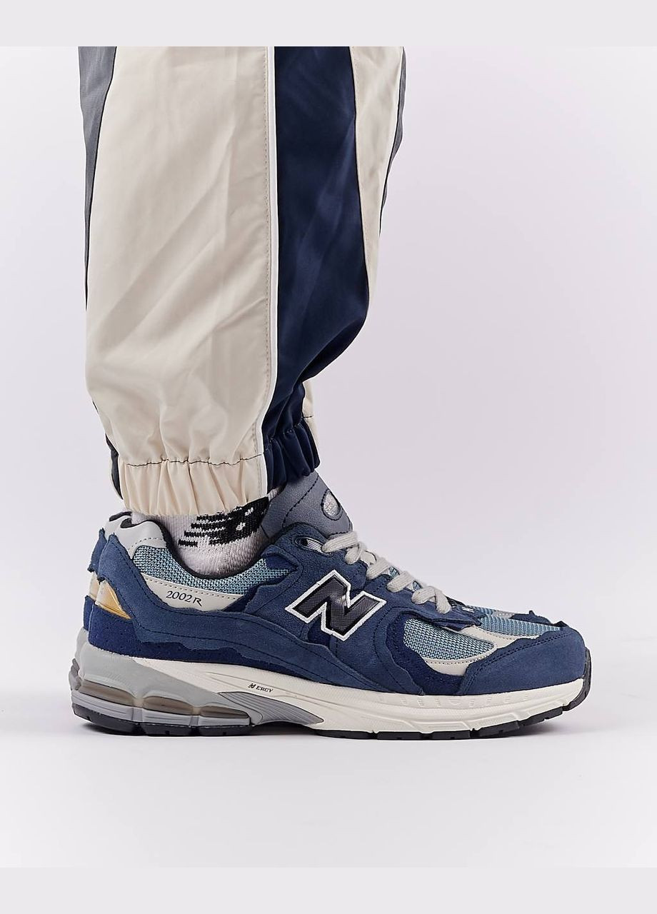 Синие демисезонные кроссовки мужские, вьетнам New Balance 2002R Navy Blue