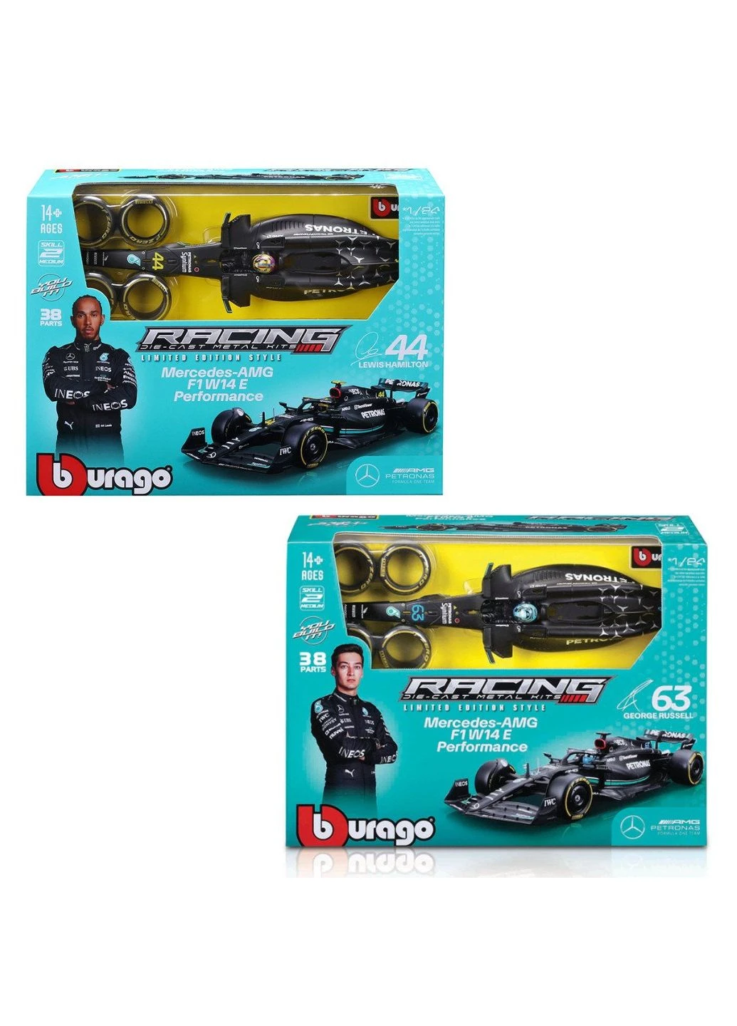 Конструктор (ek28982) Bburago Mercedes-AMG F1 W14 Performance 124 (392049775)