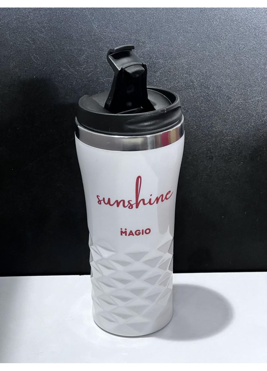 Термокухоль Magio MG-1039 450мл білий No Brand (366024549)