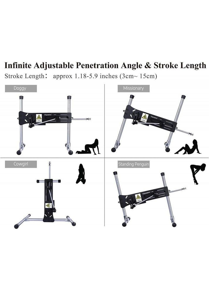 AK-01 Sex Machine APP Black Hismith (303885831)