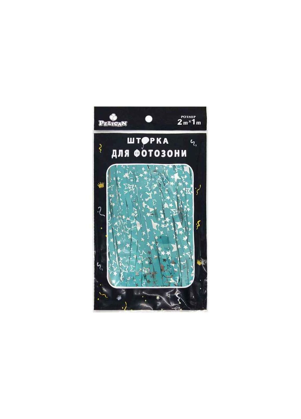Шторка для фотозони 1m*2m "Зіркове небо" #153 блакитний арт.872153 PELICAN (362354440)
