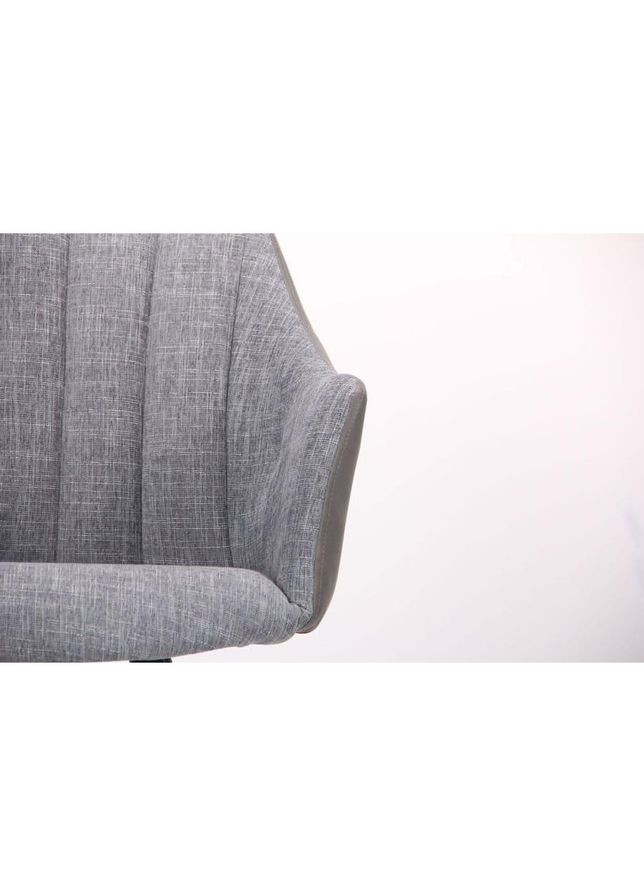 Стілець з підлокітниками Florida чорний/меланж грей/нубук грей (545792) Art Metal Furniture (315144024)