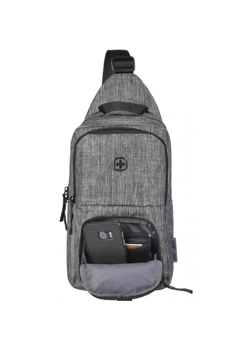 Рюкзак міський Console Cross Body Bag вугільно (605029) Wenger (362721213)