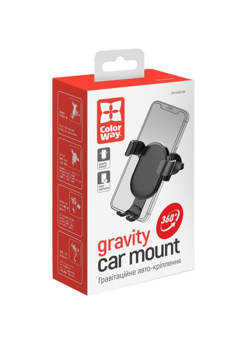 Автодержатель для телефона Metallic Gravity Holder Black Colorway (339084070)