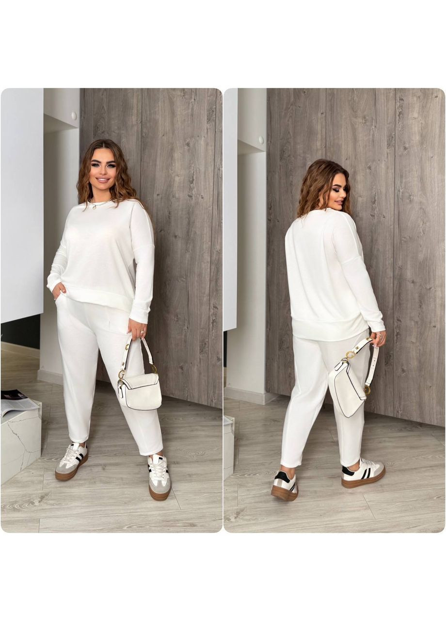 Женский костюм двойка свободного кроя: кофта + брюки MonCher (348432466)