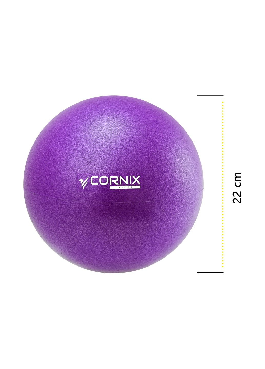 М'яч для пілатесу, йоги, реабілітації MiniGYMball 22 см XR-0225 Purple Cornix (318867498)