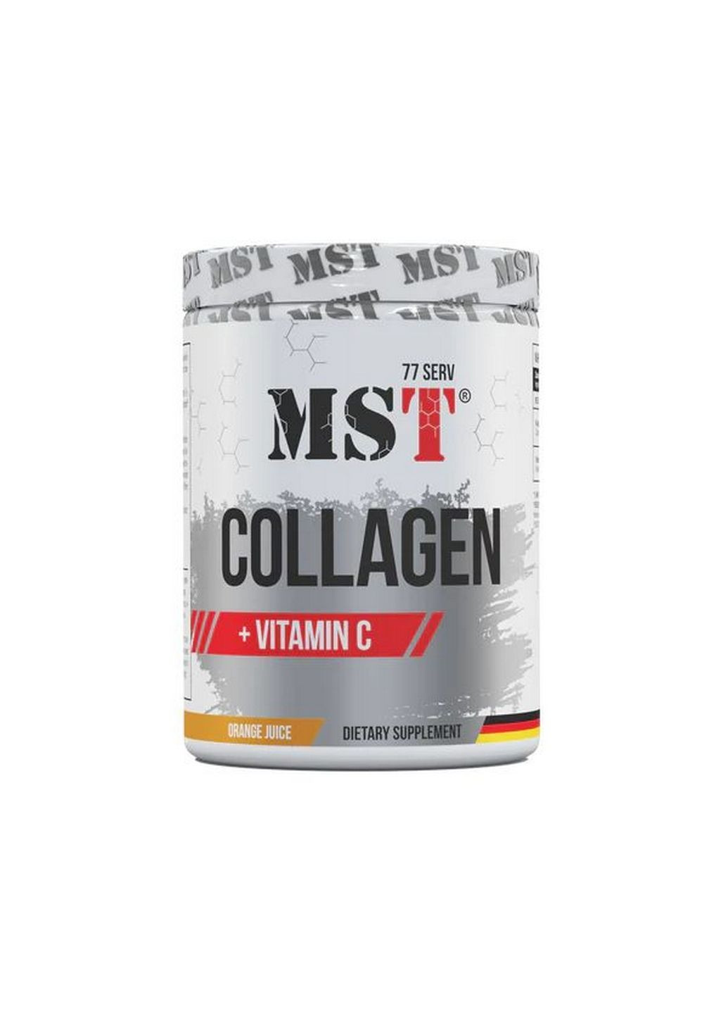 Препарат для суставов и связок Collagen + Vitamin C, 500 грамм Апельсин MST (293478027)