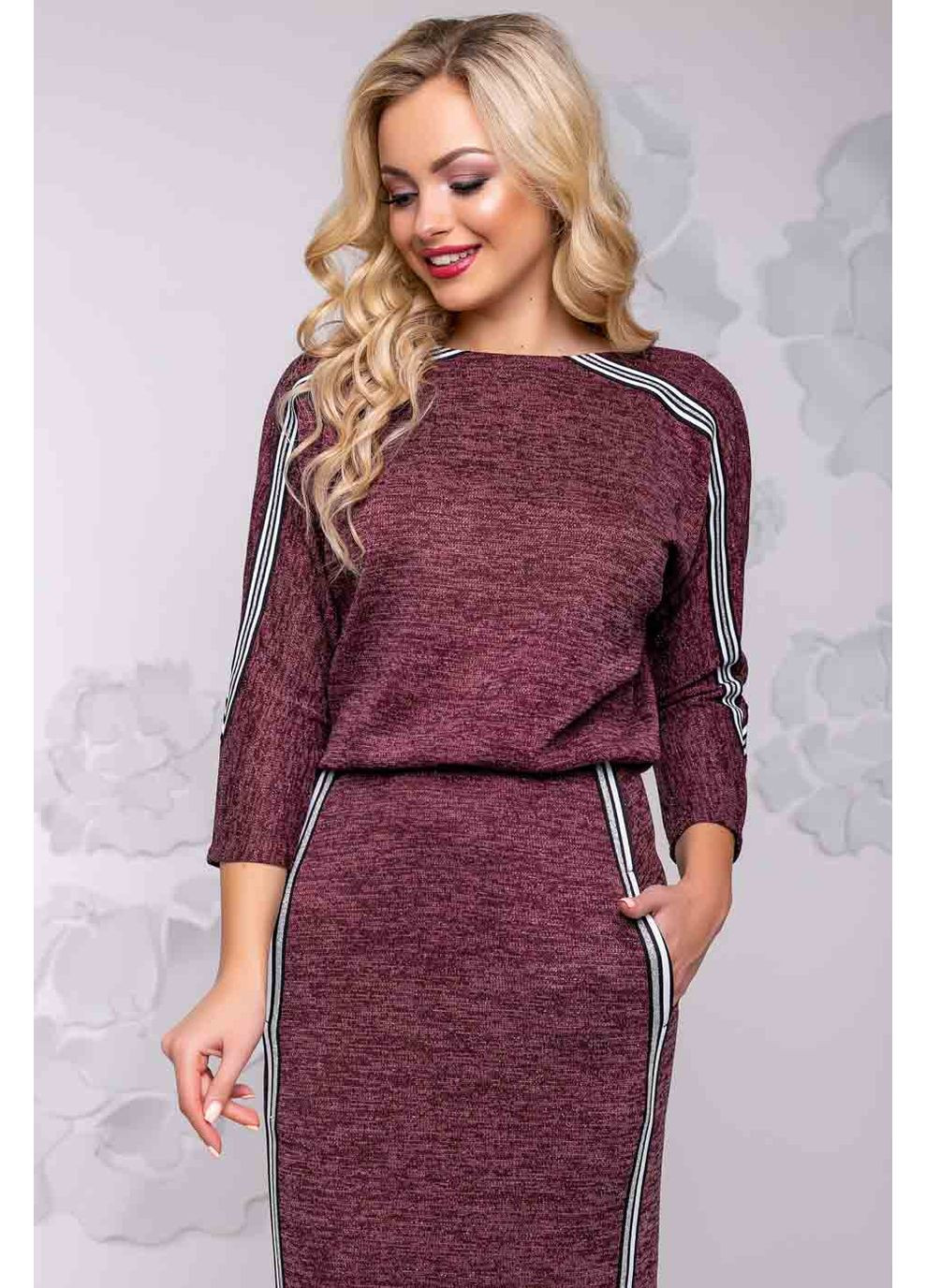 Темно-червона сукня 1052.2925 Seventeen