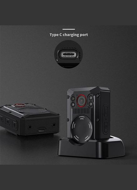 Боді камера M502B, WiFi, GPS, 128GB (1359) RECODA (337512114)