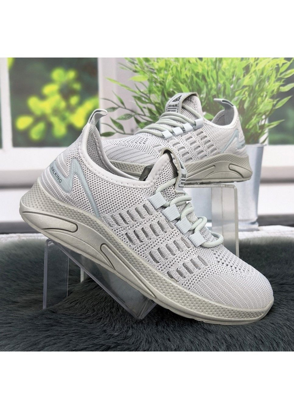 Кроссовки женские Gipanis серые лето (325922902)