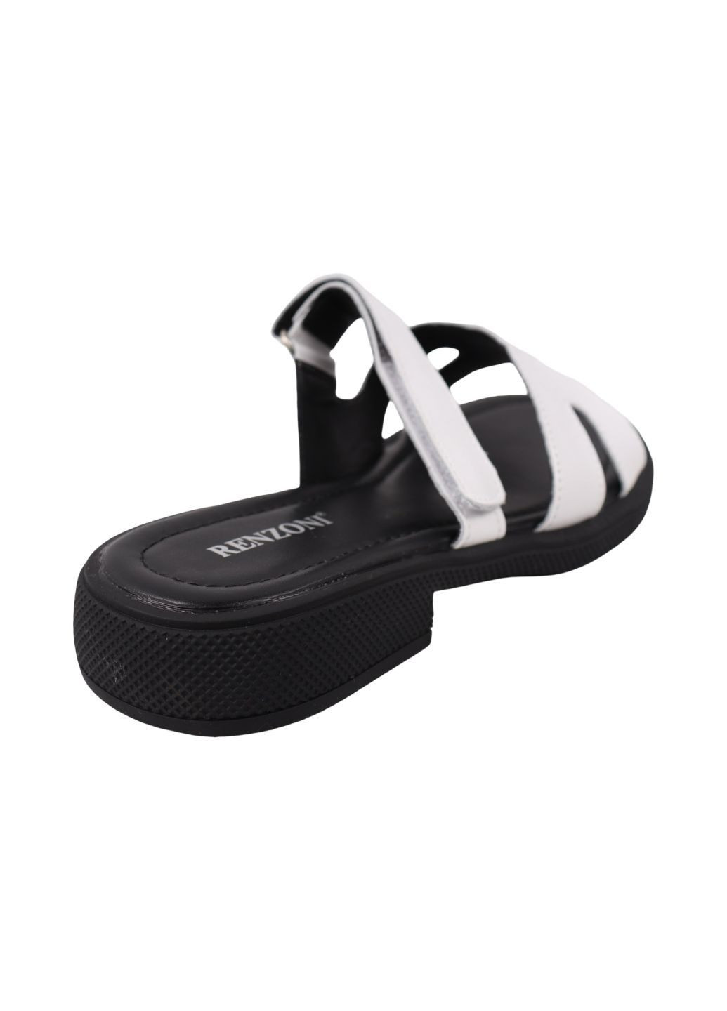 Шльопанці жіночі білі натуральна шкіра Renzoni 1359-25LSHC (331611789)