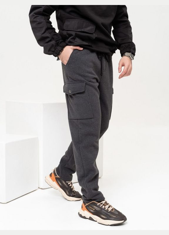 Спортивні штани GN-512 темно-сірі ISSA PLUS (301037124)