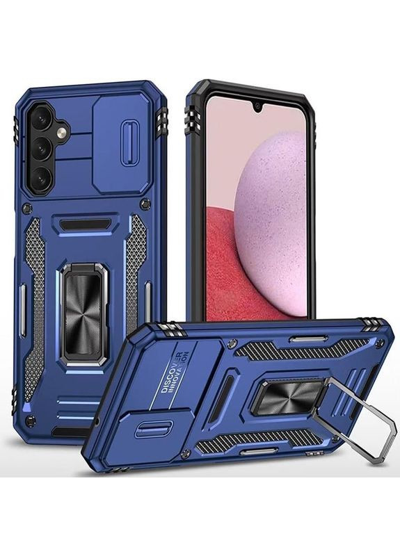 Ударостійкий чохол Camshield Army Ring для Samsung Galaxy S24+ Синій Epik (372499530)