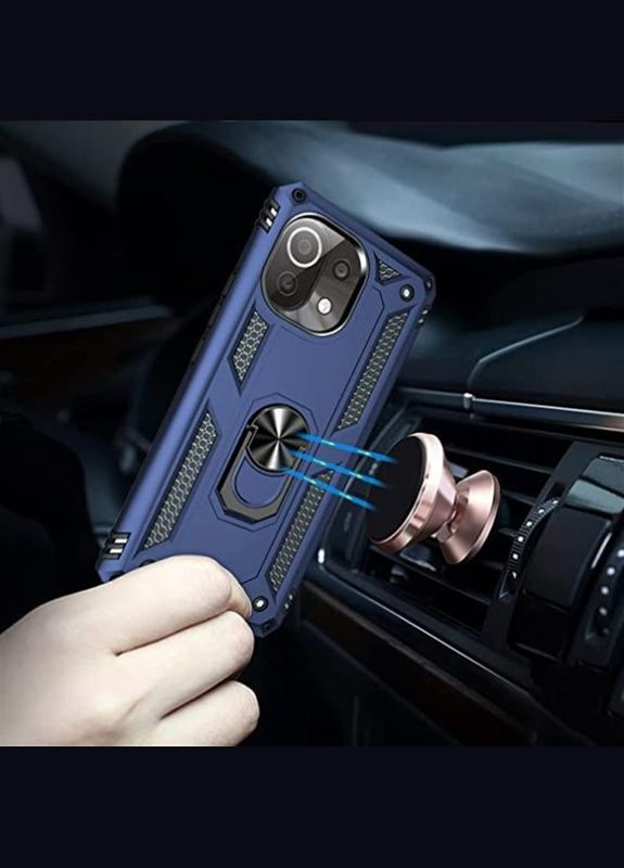 Чохол-накладка Military для Xiaomi Mi 11 Lite/Mi 11 Lite 5G/11 Lite 5G NE Blue (706643) BeCover (341488779)