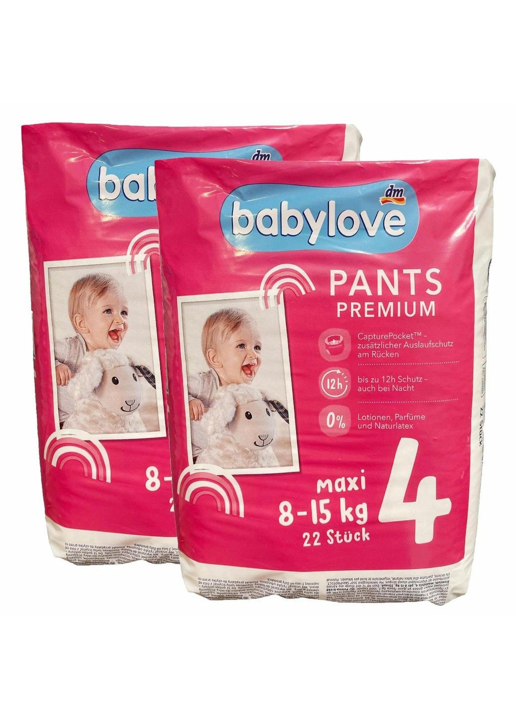 Подгузники-трусики Premium 4 Maxi (8-15 кг), 44 шт. BabyLove (341133439)