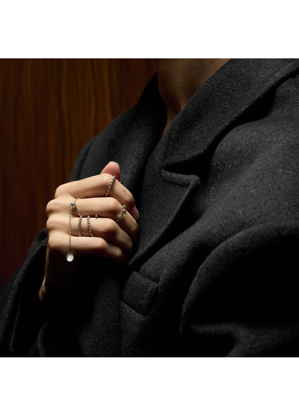 Кольцо Взрыв шариков Minimal (342081886)