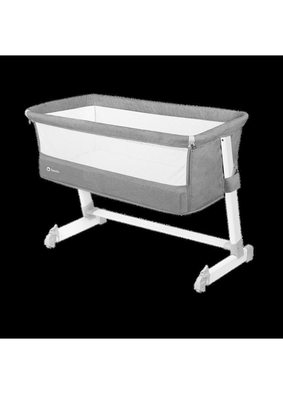 Кроватка приставная Theo Concrete, серый Lionelo LO-THEO CONCRETE (336329595)