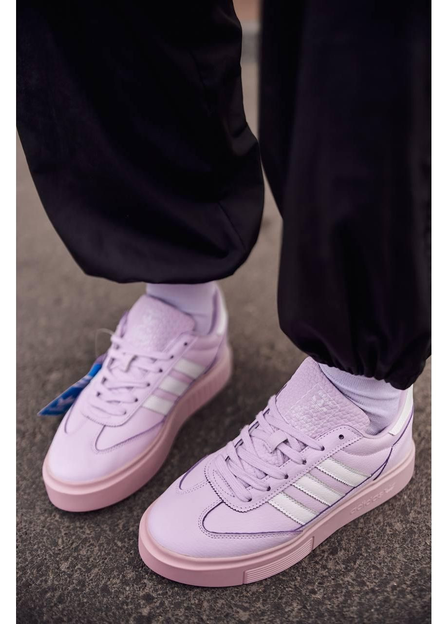 КРОССОВКИ ЖЕНСКИЕ ADIDAS X IVY PARK VIOLET АДИДАС No Brand фиолетовые демисезоны (369387639)
