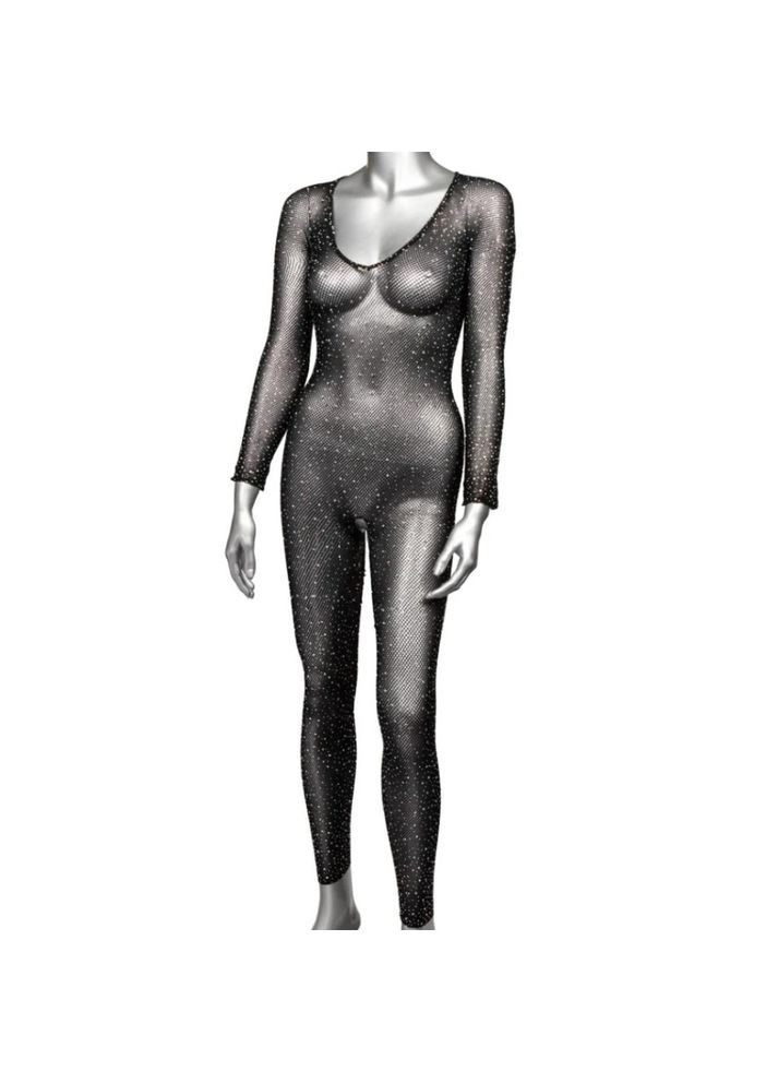 Комбинезон в сетку CalExotics с открытым доступом и стразами, California Exotic (332052765)