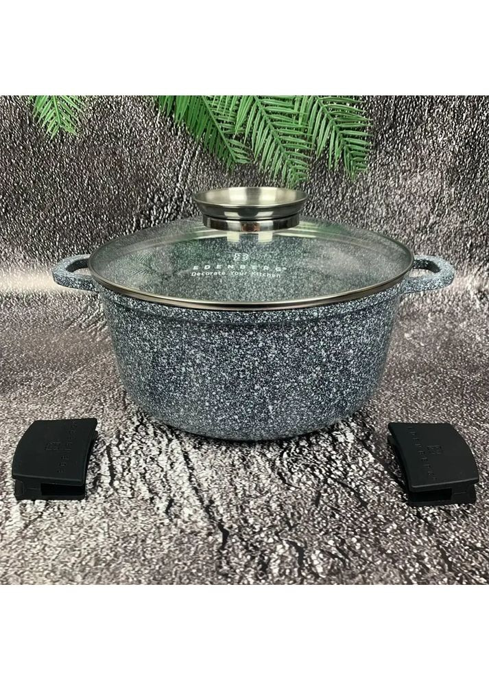 Кастрюля-котел на 3,3 л 22см EB-3977 с гранитным покрытием Edenberg (360654527)