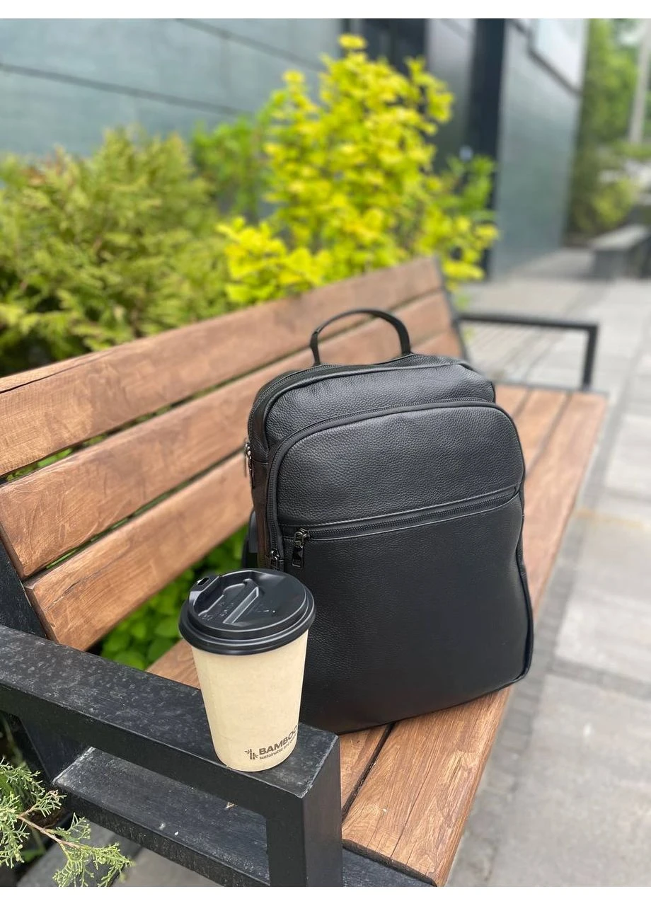 Рюкзак шкіряний для чоловіка 29х40х15, колір Tiding Bag (391456674)