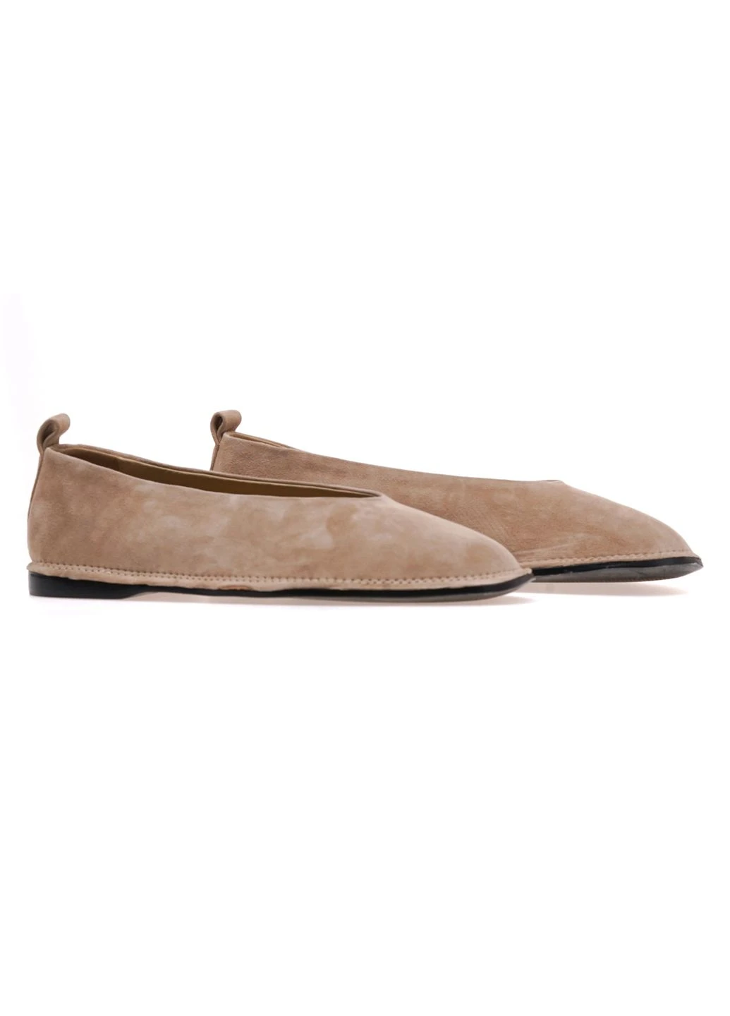 Женские балетки женские am1136-2-y16t/beige well Arees Meniwa | бежевые натуральная замша (389190844)