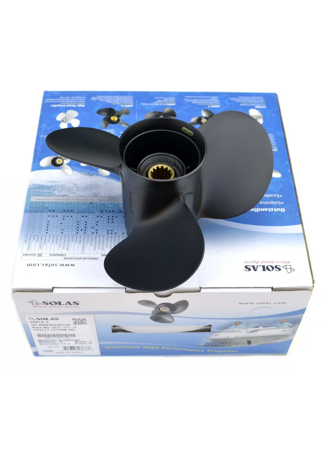 Гвинт Yamaha/Tohatsu/Parsun (13X21) (60-140 Л. С.) Solas (380519646)