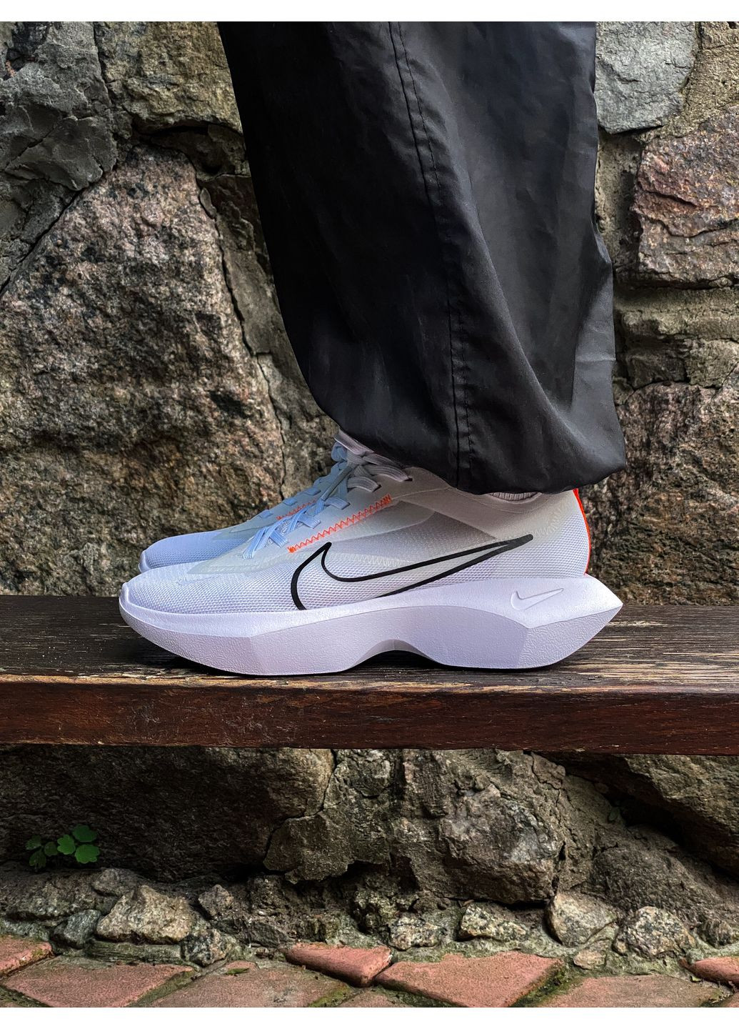 Білі Осінні кросівки чоловічі nike vista lite white orange найк віста лайт No Brand