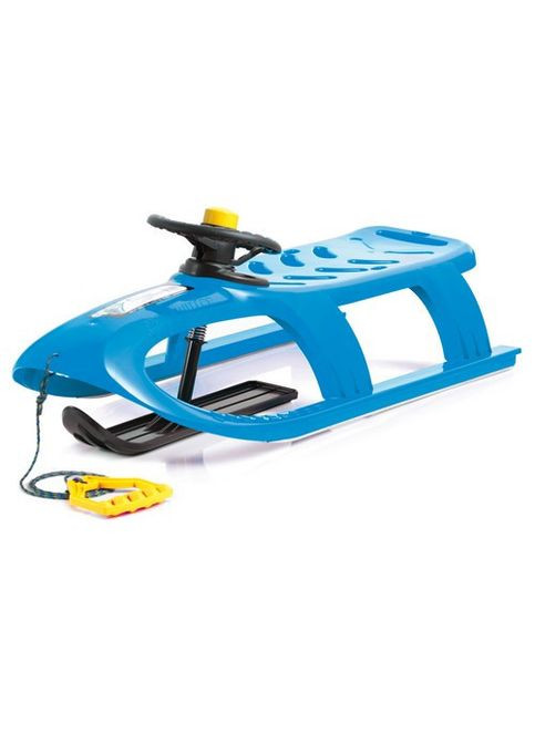 Зимові санки BULLET CONTROL з кермом синій для дітей від 3 років. ProDobro (367264743)