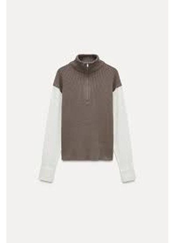 Комбінована сорочка светер Zara сорочка светр (355413979)