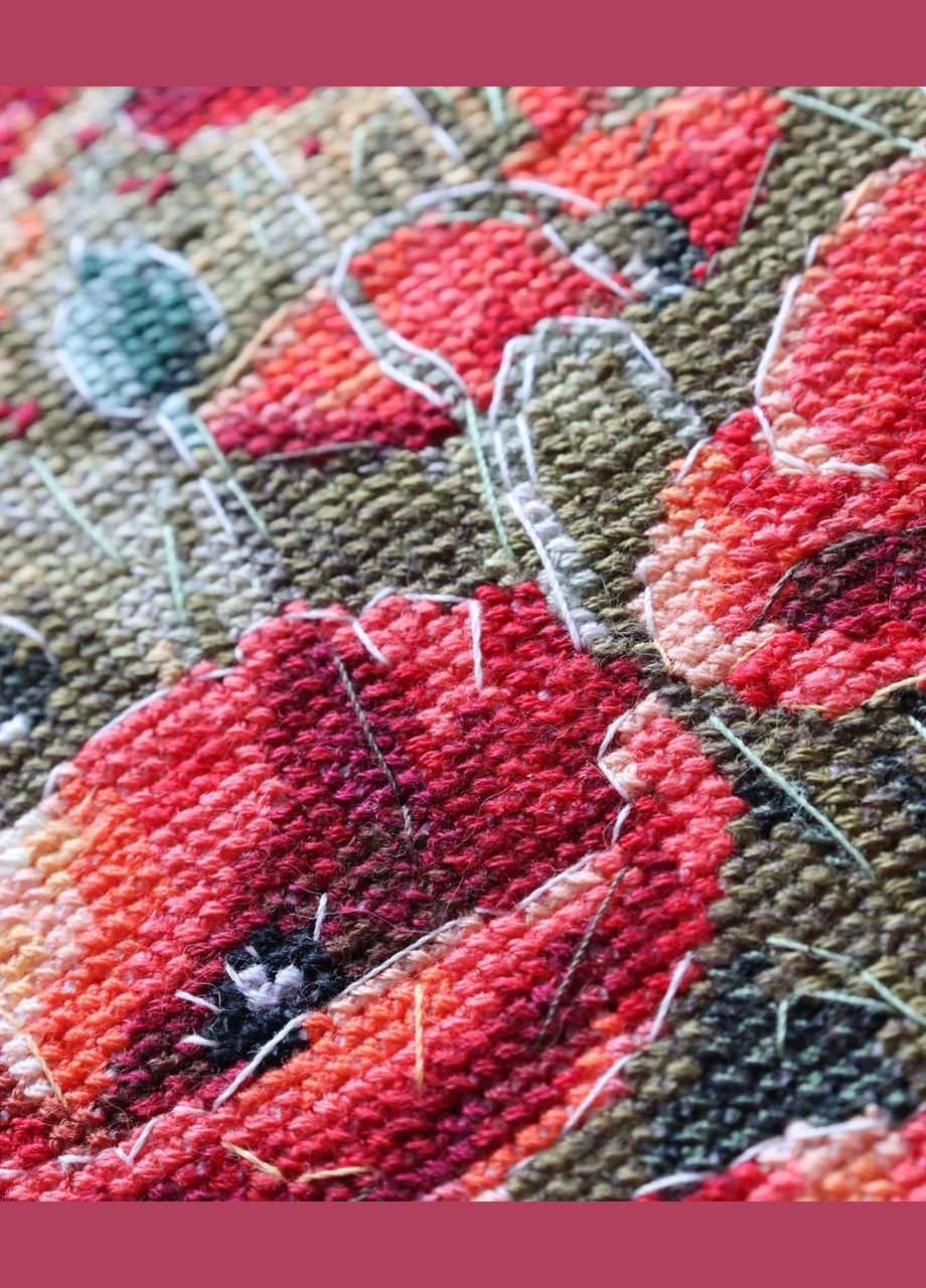 Набор для вышивки крестом Маки на закате Abris Art (339116956)