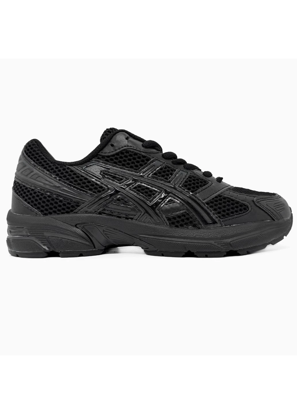 Черные демисезонные кроссовки мужские asics gel-1130 total black асикс гель 1130 черные No Brand