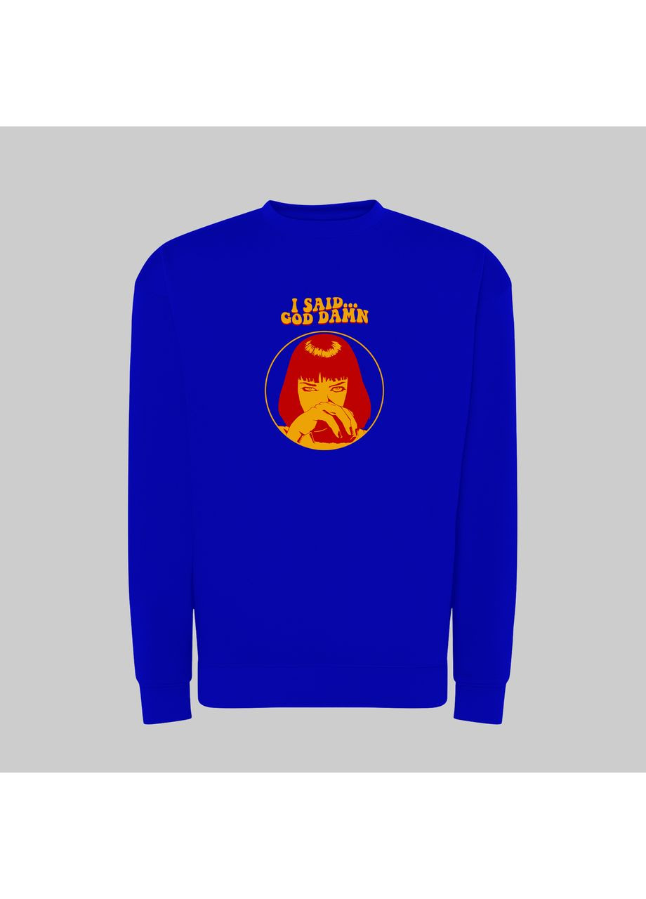 Світшот з принтом "I said... god damn". Pulp Fiction (10597507721) ТiШОТКА (365436102)