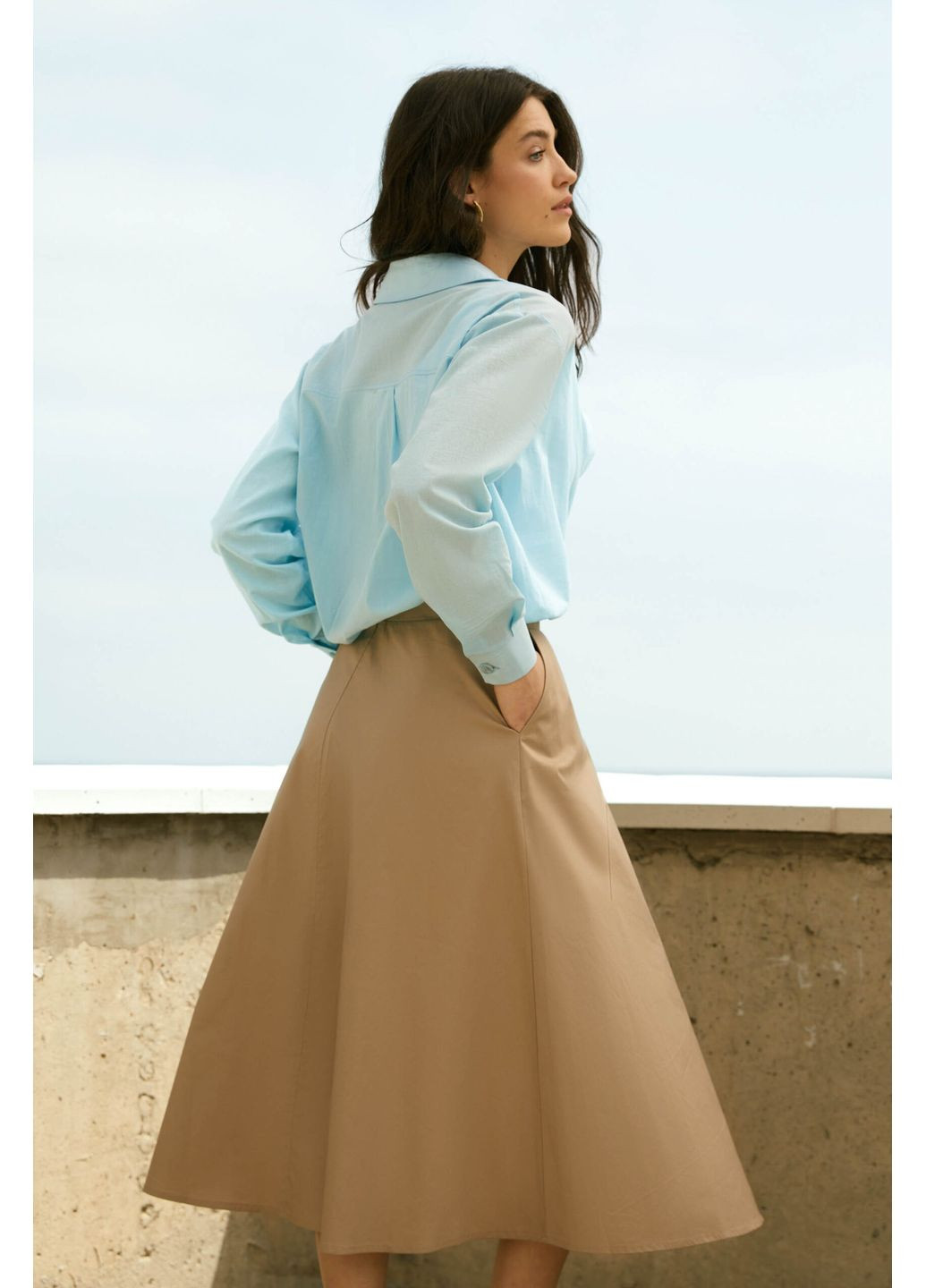 Голубой рубашка Seventeen