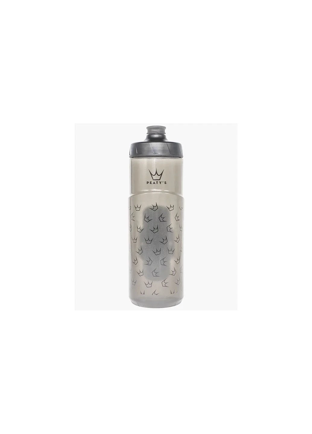 Фляга x Fidlock Lockin Bottle, Crown/Smoked, (димчастий з коронами) 600ml Peaty's (388239351)