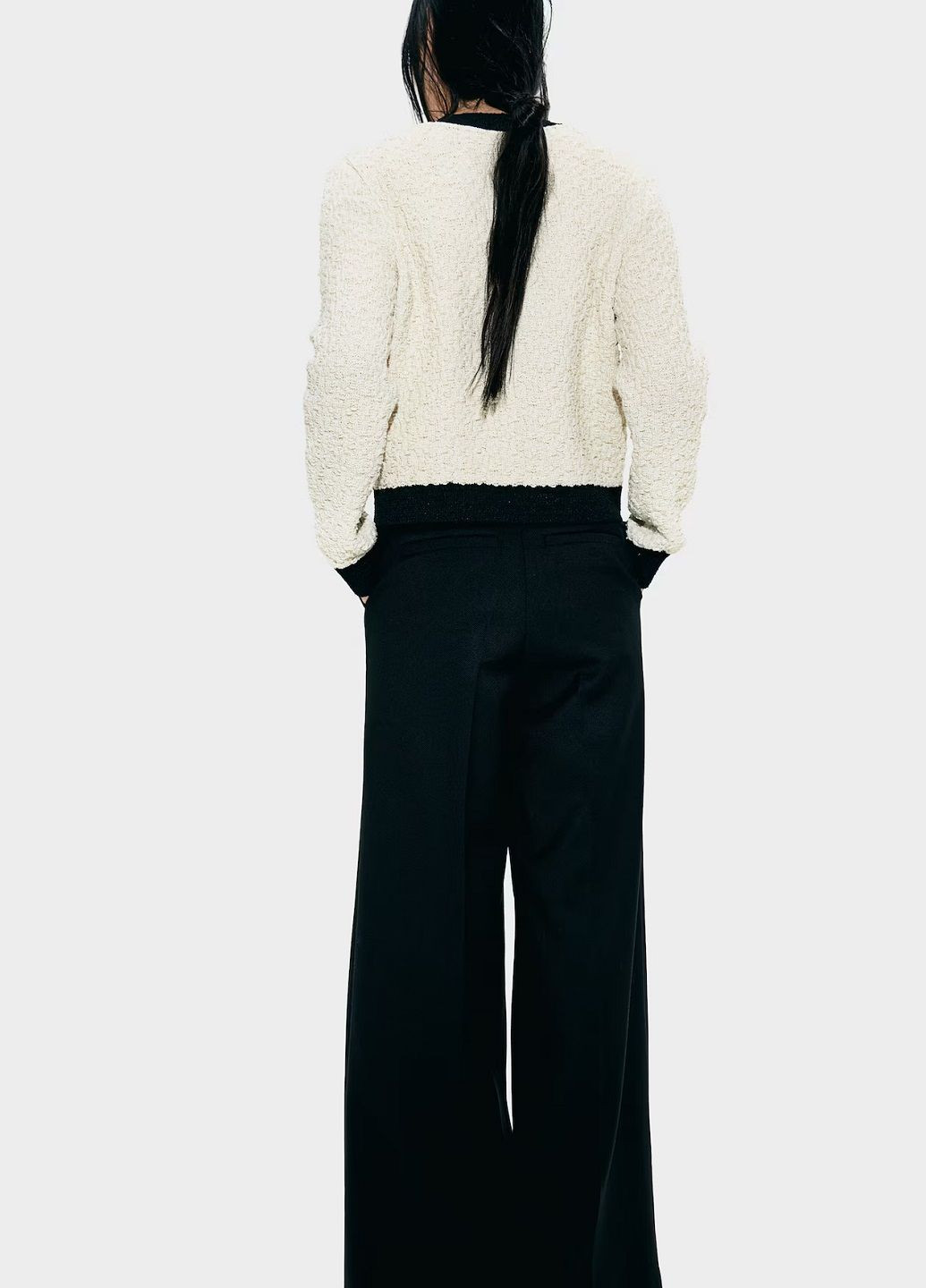 Молочный демисезонный кардиган H&M