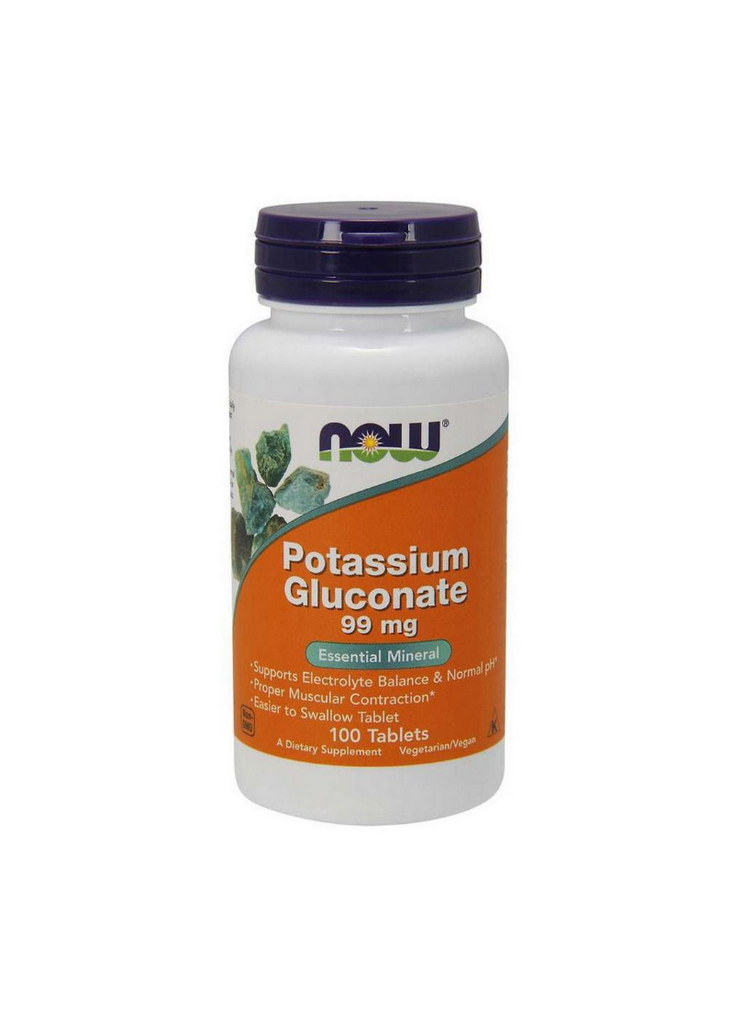 Вітаміни та мінерали Potassium Gluconate 99 mg, 100 таблеток Now (293340665)