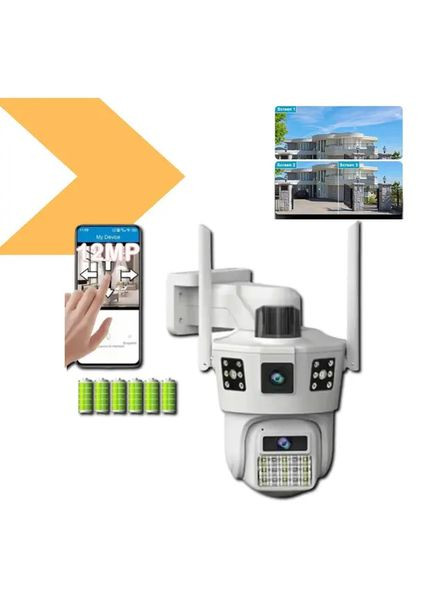 Камера на 3 лінзи з Wi-Fi та сонячною панеллю XPRO SD 39 Gemei (361319632)