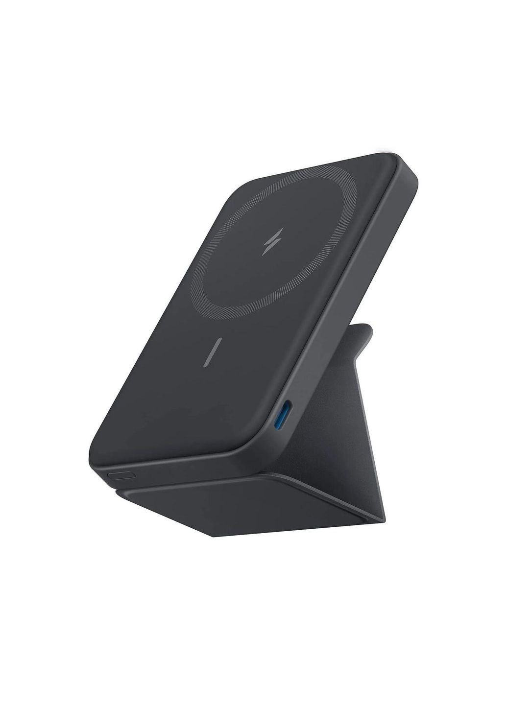 Магнитный павербанк 622 MagGo 5000 mAh 12W с беспроводной зарядкой и подставкой Черный Anker (349824340)