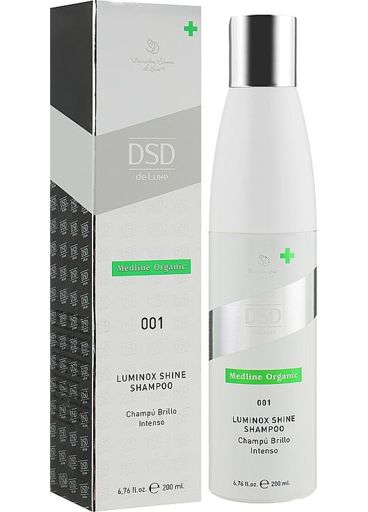 Шампунь "Люмінокс шайн" №001 Medline Organic Luminox Shine Shampoo 200ml (625665-90761) DSD de Luxe (368856910)