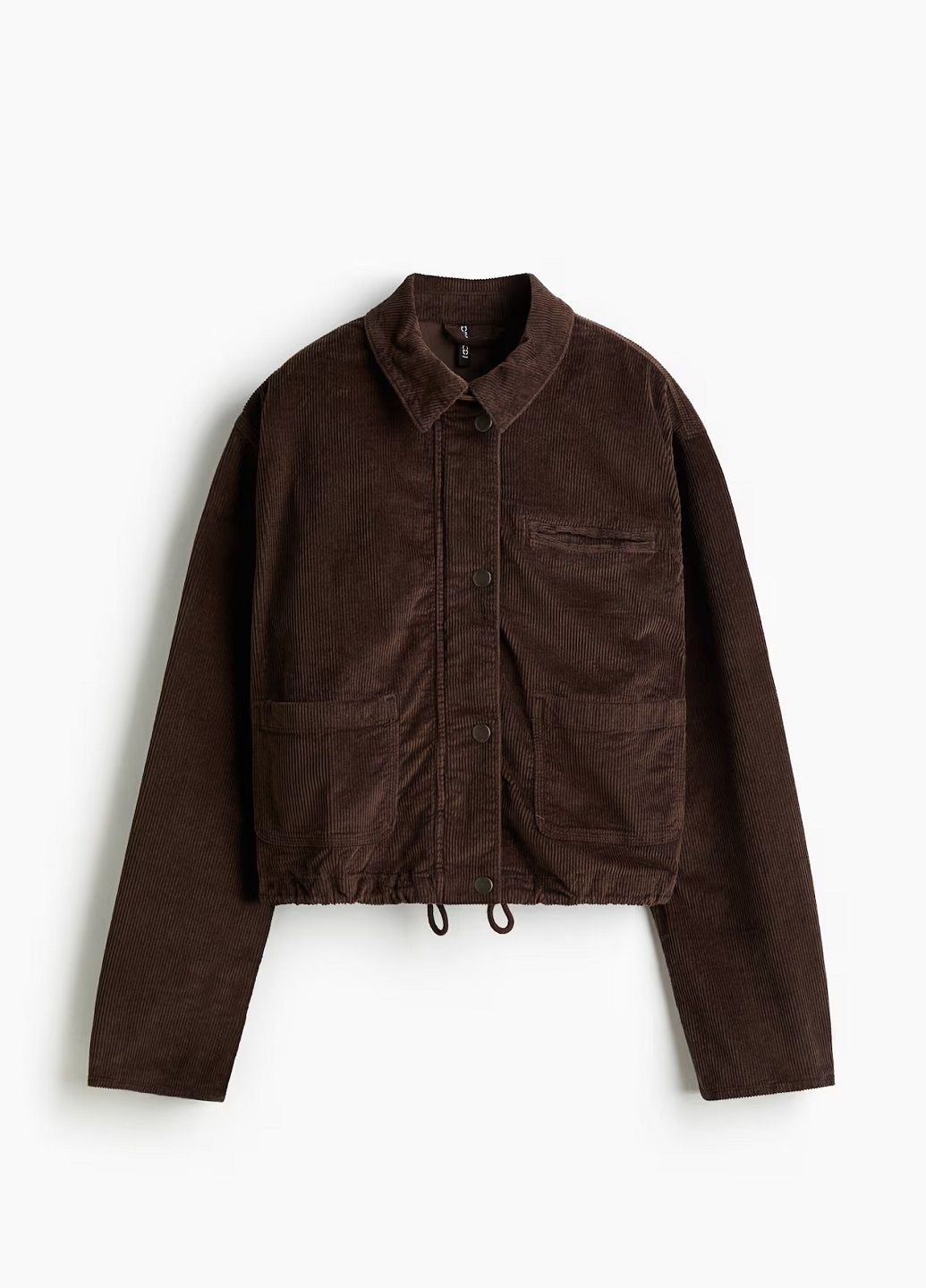 Темно-коричнева демісезонна куртка H&M