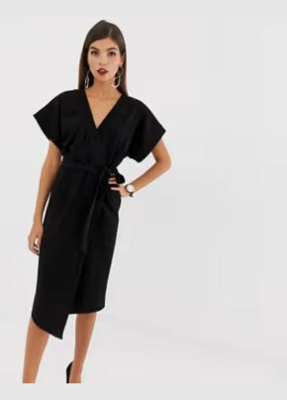 Чорна кежуал сукня бебі долл Asos однотонна