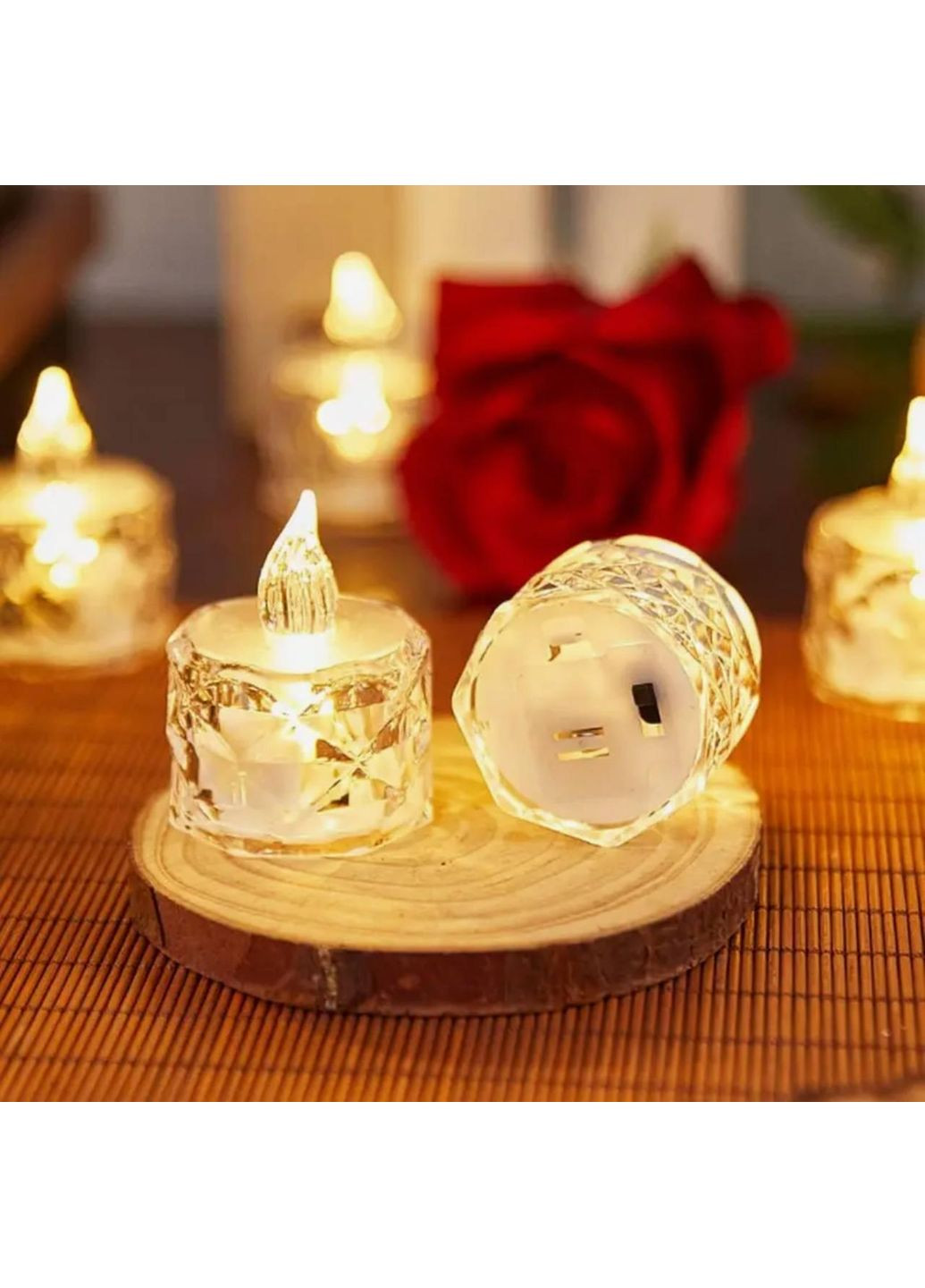 Набор декоративных свечей 6 шт светодиодный светильник LED Светодиодная настольная Чайная Свеча No Brand (295012716)