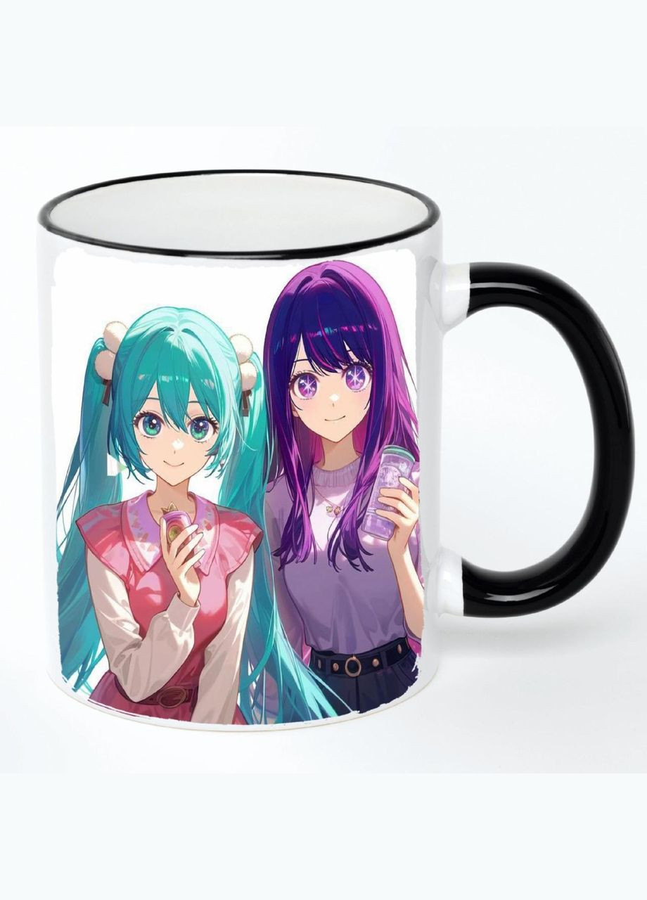 Чашка Дитина улюбленця Аніме #001 (кухоль, кружка) Біла з чорною ручкою 330 мл No Brand (322714876)